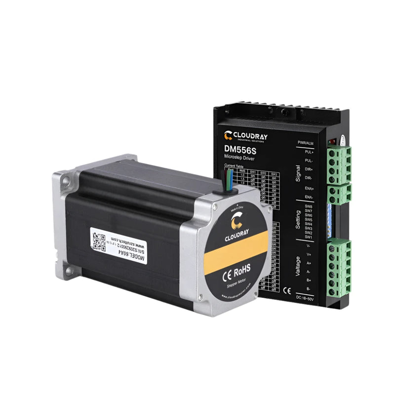 Kit de controlador de motor paso a paso Cloudray Nema 24, bucle abierto, 4,0 Nm, 5 A 