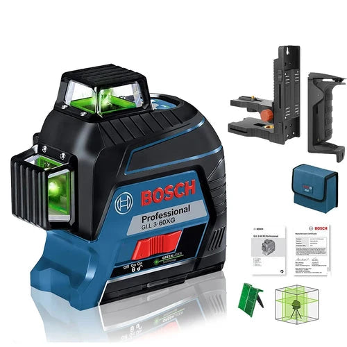 BOSCH 12 Lines Laser Level 360 Self Leveling Laser Level Green