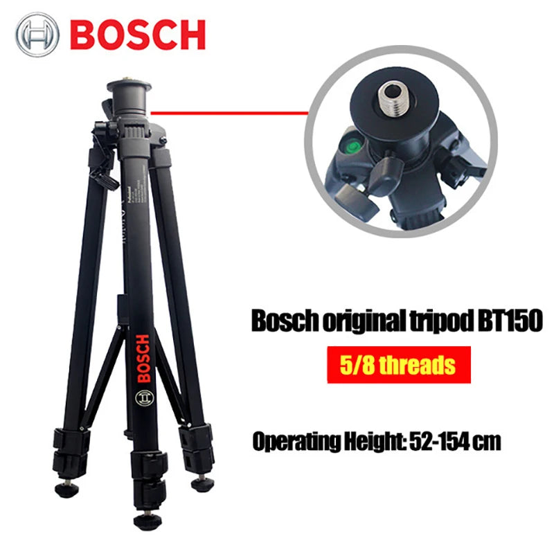 Bosch BT150 Laser Level Tripod Stand with 5/8"