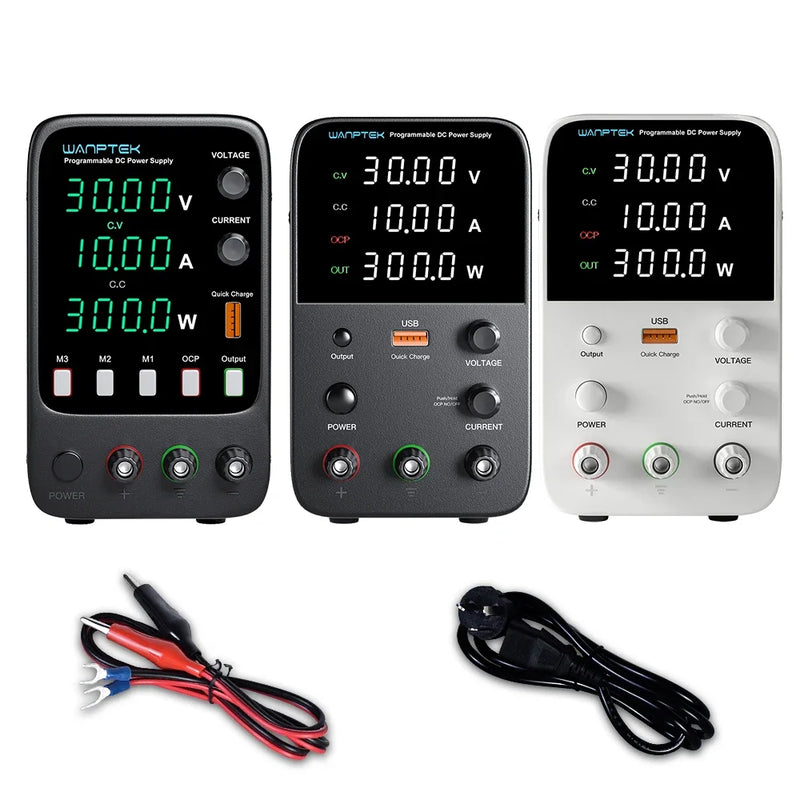 APS3010H / WPS3010H Adjustable DC Power Supply 30V 10A with USB Interface | Digital Lab Bench Power Supply with Memory Function