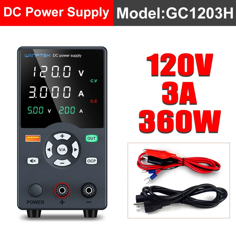 Adjustable DC Bench Power Supply 30V 10A / 60V 5A Digital Lab Voltage Regulator APS3010H
