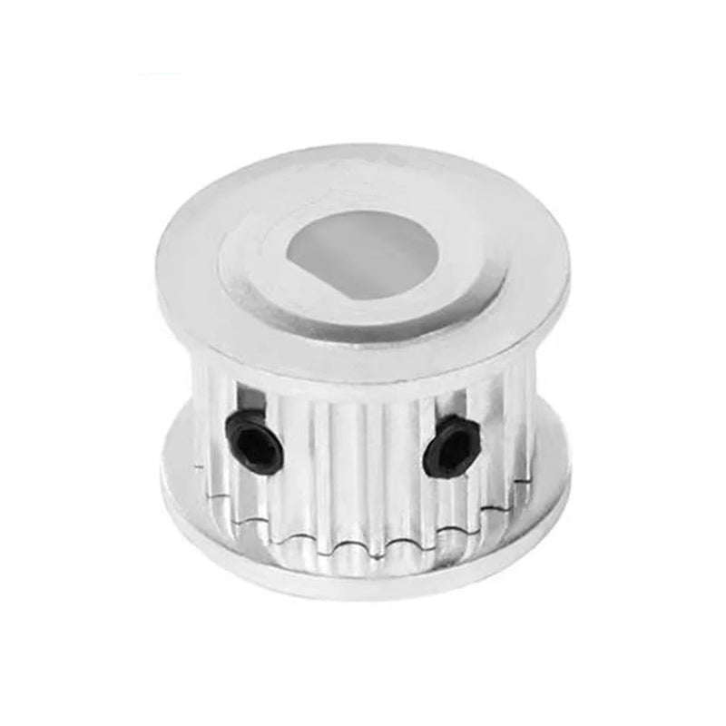 GT2 / 2GT Timing Pulley with D Bore – Aluminum Synchronous Pulley, 20T–28T, for 3D Printers & Motion Systems