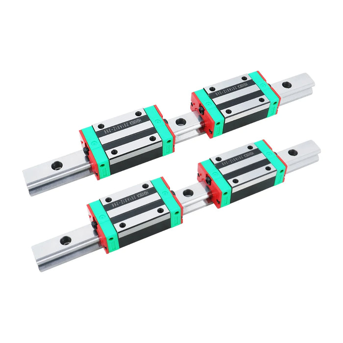 2Pcs HGR25 Linear Guide Rail Kit - 1200mm to 2500mm