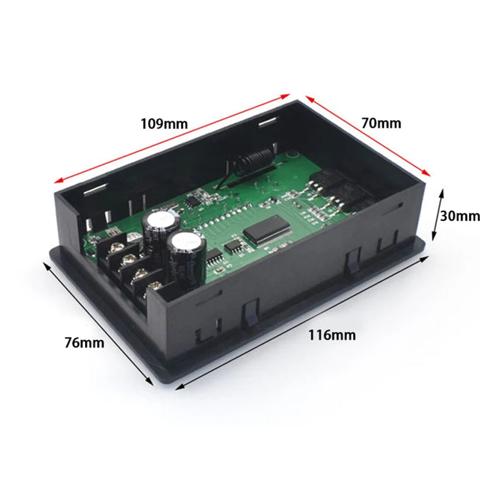 DC 6.5V-55V 30A Adjustable PWM DC Motor Speed Controller LCD Digital