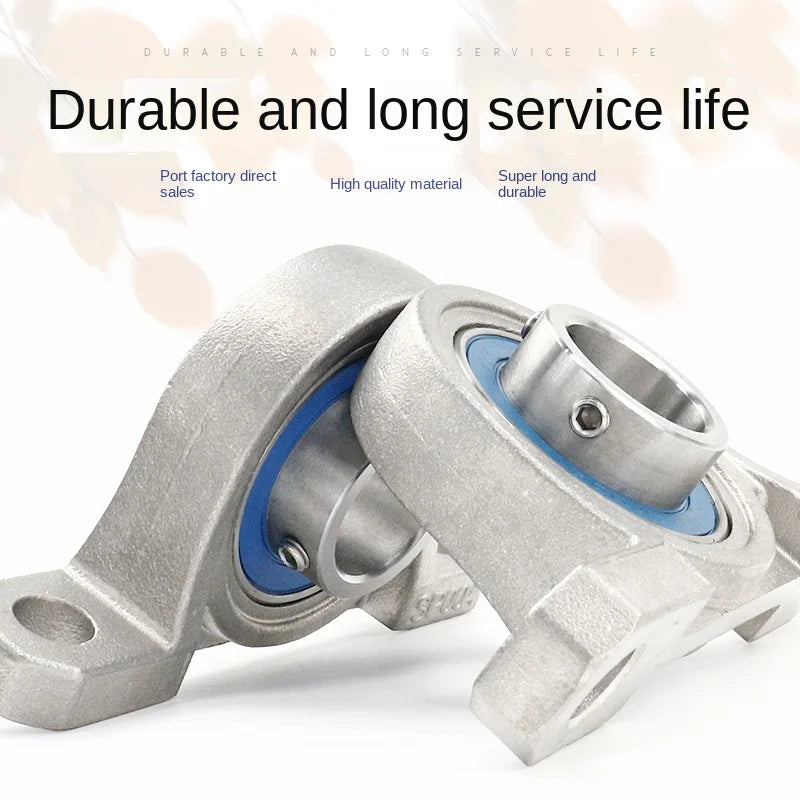 Rodamientos alojados Asiento vertical Acero inoxidable 304 