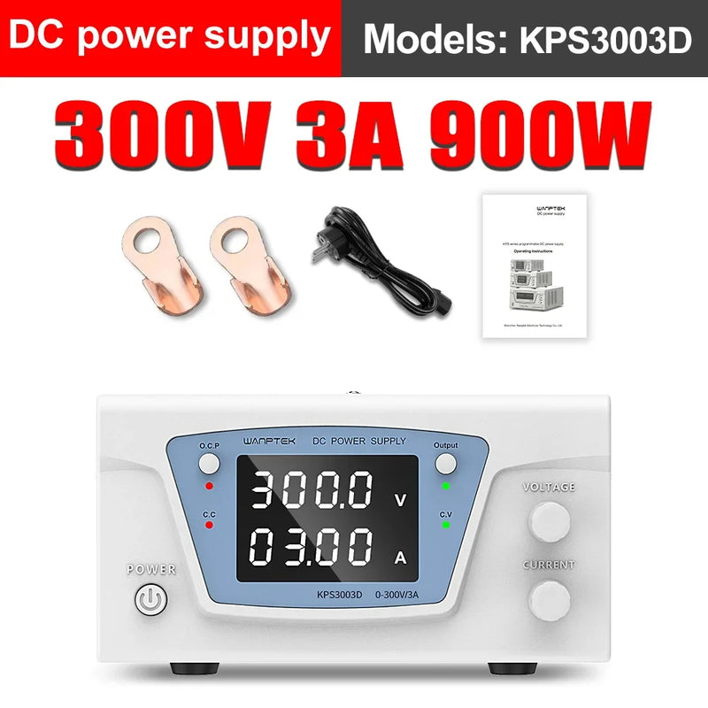 Programmable DC Bench Power Supply RS232/RS485 30V–300V Automatic Voltage Regulator KPS Series