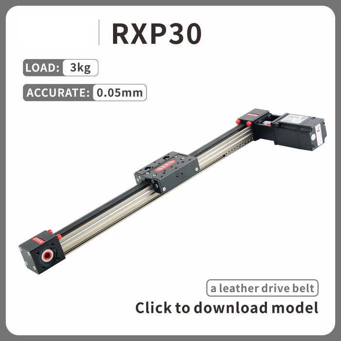 RXP30 Linear Guide Rail with Synchronous Belt Module - High Precision