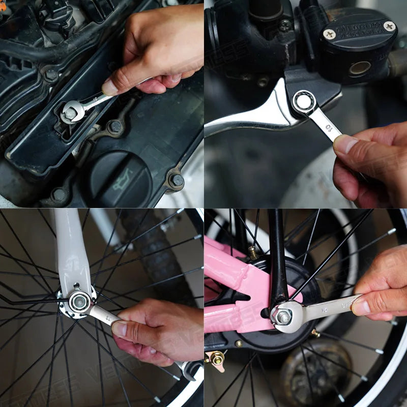 Combination Wrench Set – 12-Point Open and Box End Spanners for Garage & Car Repair