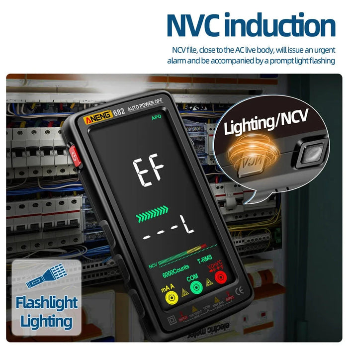 Large Screen Backlight Rechargeable Multimeter