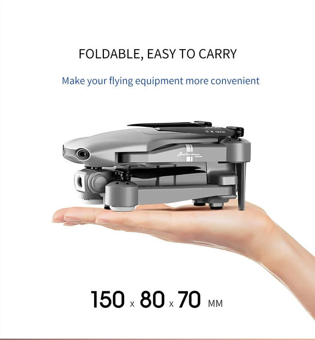 F3 Foldable GPS Drone with 4K/6K HD Camera, WiFi FPV, and Altitude Hold