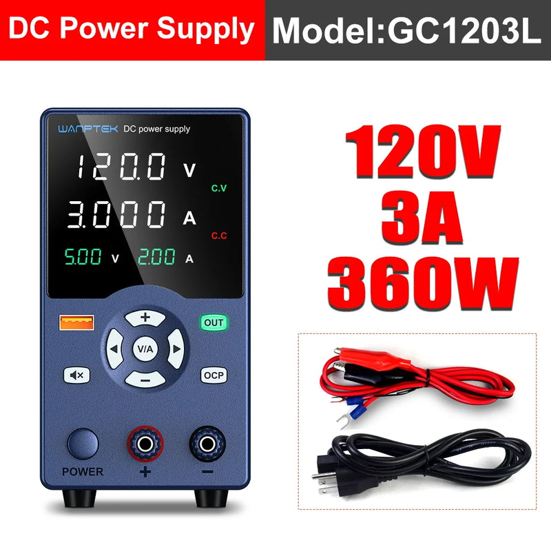Adjustable DC Bench Power Supply 30V 10A Encoder Control Lab Power Source GA3010L