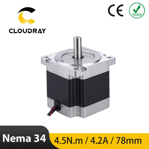 Nema 34 Stepper Motor - 78mm Body, 4.5N.m, 4.2A, 2-Phase, 4-Lead Design