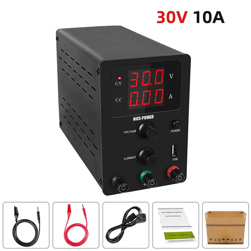 Adjustable Laboratory DC Power Supply - SPSD Series 30V/10A/5A