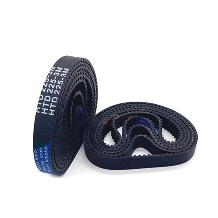 HTD3M 255 - 405mm Timing Belt Rubber Closed Loop Synchronous Belt Arc Tooth Drive