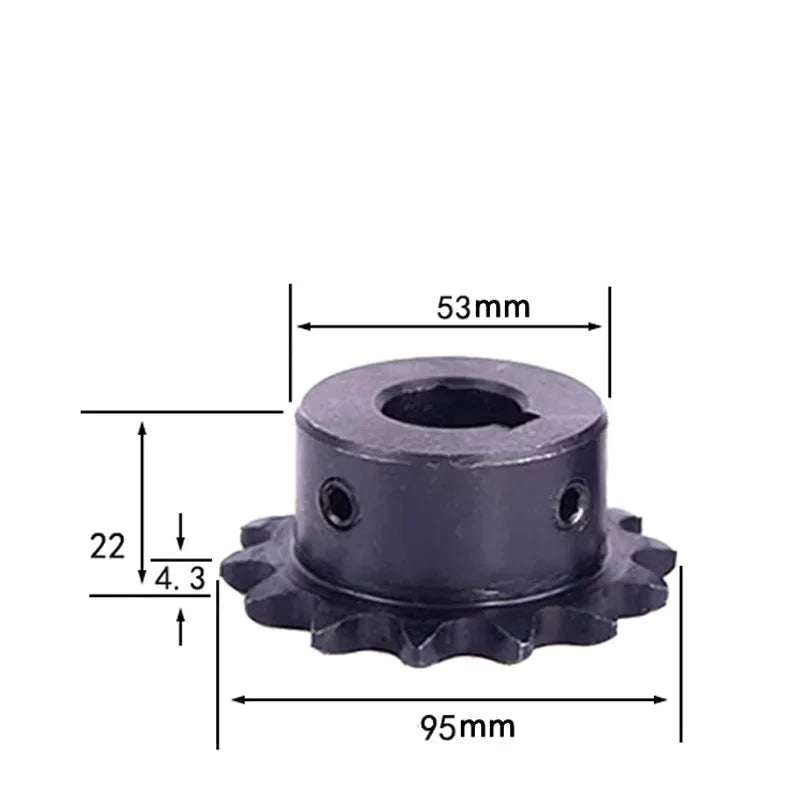 1 pieza 30 dientes 06C 35B rueda dentada de accionamiento Industrial 30T 45 # acero 