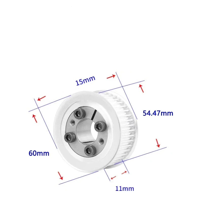 Buje sin llave de rueda síncrona 34T con funda de expansión XL de 34 dientes 