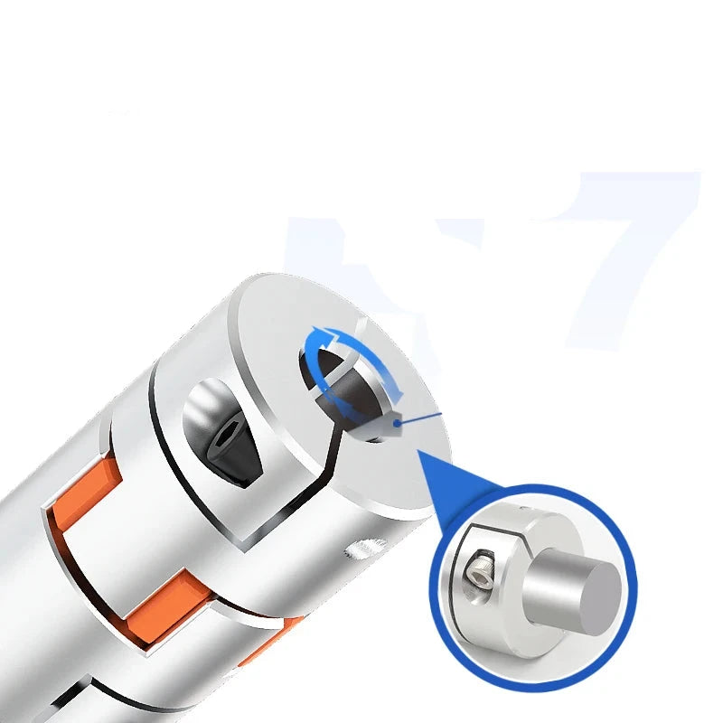 Pareja serie 1PC D30 L35 abrazadera de ciruela Flexible tamaño del eje del acoplador CNC 