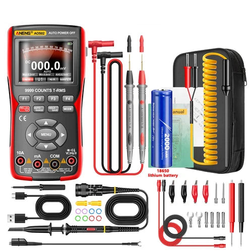 AOS02 Digital Oscilloscope & Transistor Test Multimeter