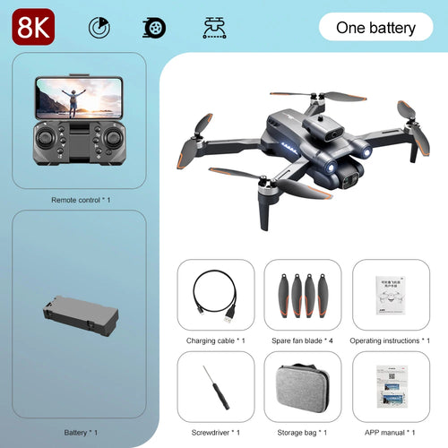 S1S Drone Profesional 8k HD Camera 4K Obstacle Dron Avoidance Aerial