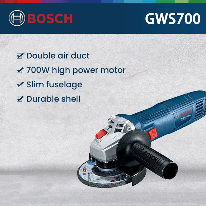 Bosch Professional Winkelschleifer GWS700 700W Multifunktionaler Handschleifer 