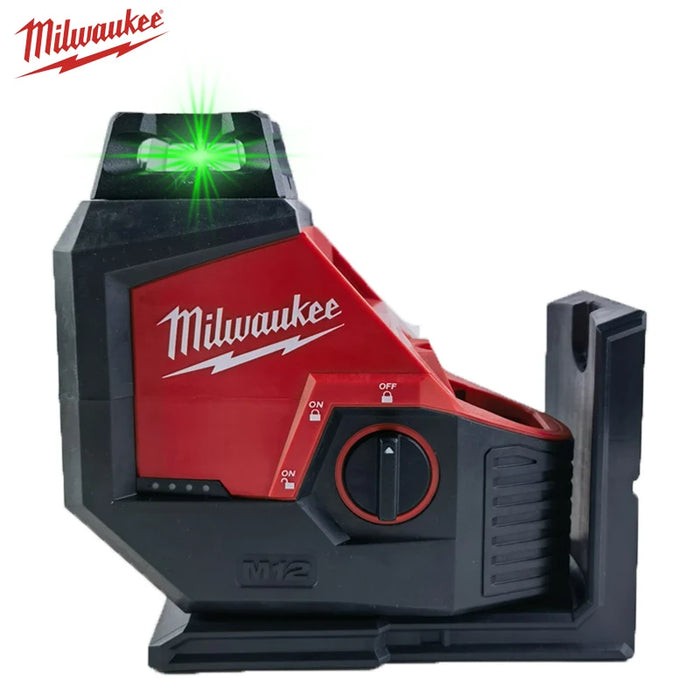 Milwaukee 3631-20 M12 Green 360° Single Plane Laser Level – 38m Working Range (Body Only)