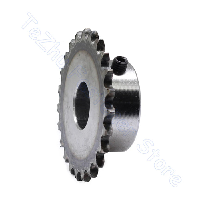 10-24 Tooth 04C Chain Gear 45# Steel 6mm-15mm Bore Industrial