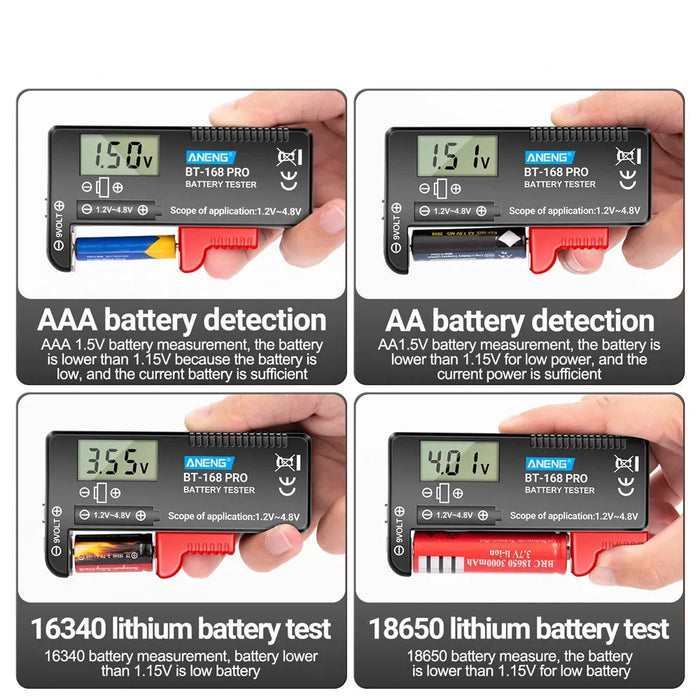 BT-168 PRO Universal Digital Battery Tester