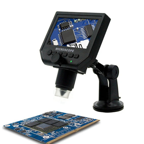 600X 3.6MP Digital Microscope with Aluminum Alloy Stand