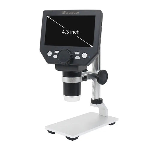 1000X Digital Microscope with 5.5 or 4.3 Inch Display for Electronic Repair, Jewelry Identification, and PCB Inspection