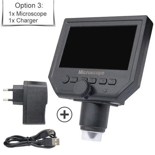 Microscopio digital 600X 4,3 pulgadas de vídeo electrónico portátil 1080P 