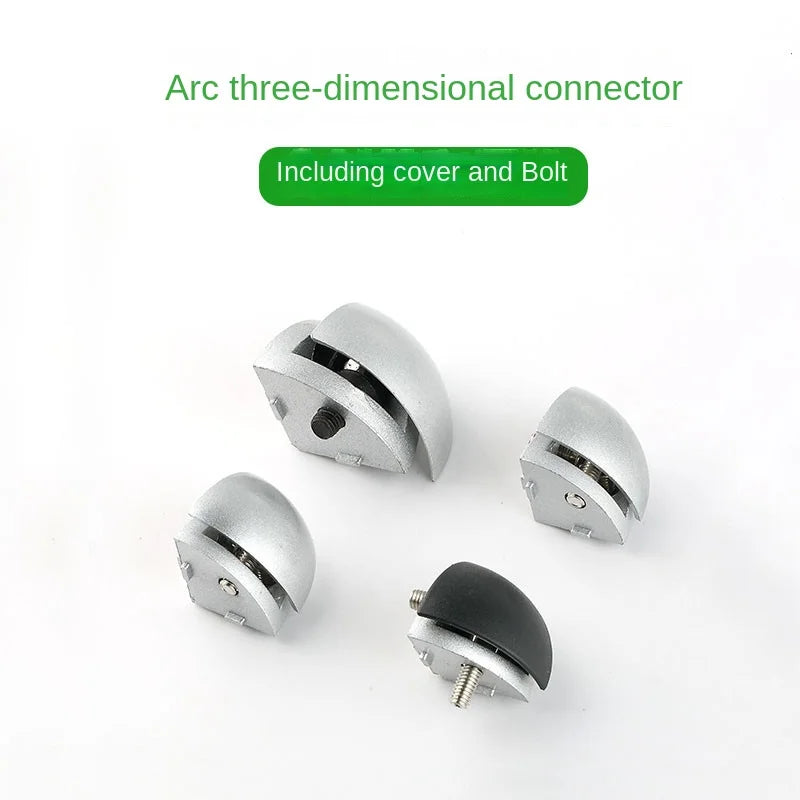 Perfil de aluminio curvado en arco 20/30/40/45 