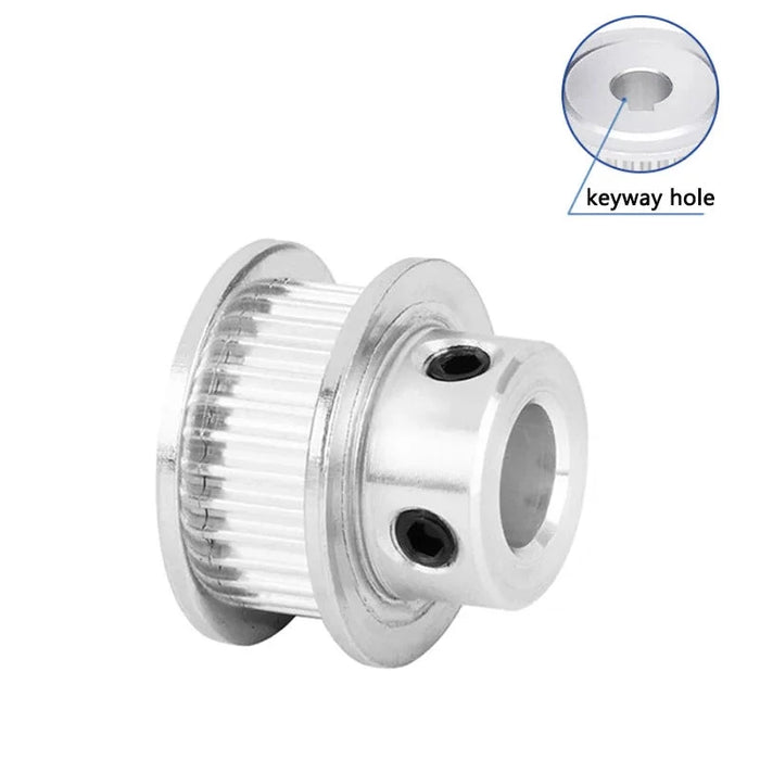 2GT GT2 Timing Pulley With Step – 32T/34T/35T, Bore 4mm to 12mm, Width 6mm/10mm