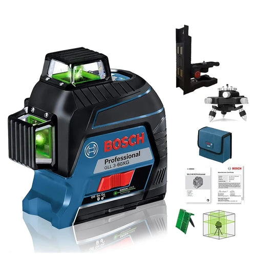 BOSCH 12 Lines Laser Level 360 Self Leveling Laser Level Green