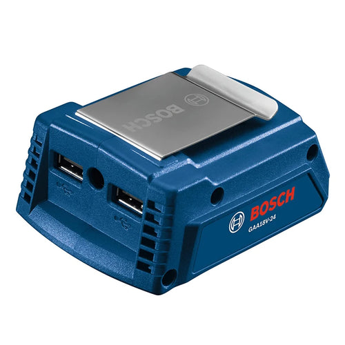 Adaptador de batería USB Bosch GAA 18V-24 Banco de energía Bosch Power Tools 