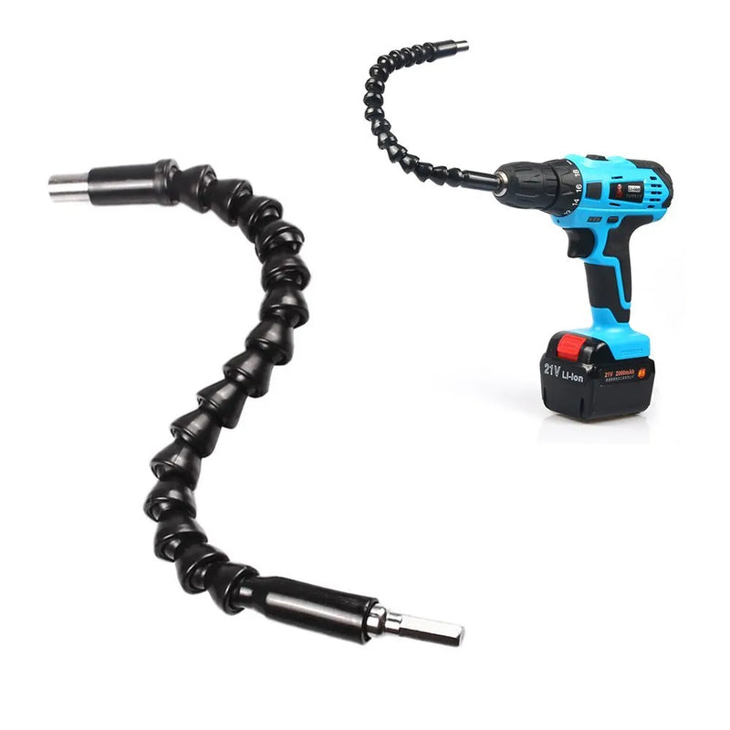 Brocas de eje hexagonal flexible, soporte de extensión de 295mm con magnético