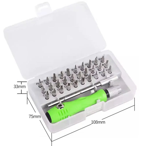 32 in 1 Multifunctional Screwdriver Set with Magnetic Precision Tips