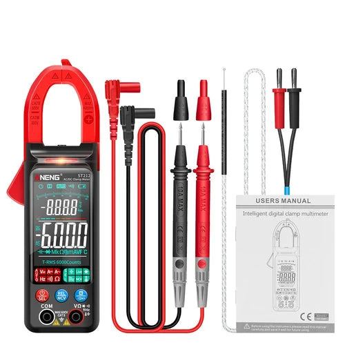 ST212 Digital Clamp Meter 6000 Counts AC/DC Current Multimeter