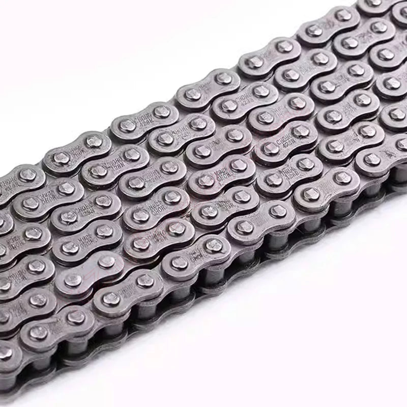 Cadena de motocicleta 428, cadena de transmisión gruesa 428H, longitud 100L 102L, 1 ud. 