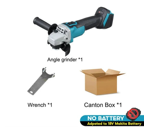 Drillpro Brushless Cordless Angle Grinder – 100/125mm for Makita 18V Battery