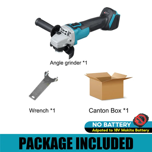 Drillpro For Makita 18V Battery 100/ 125mm Brushless Cordless Angle