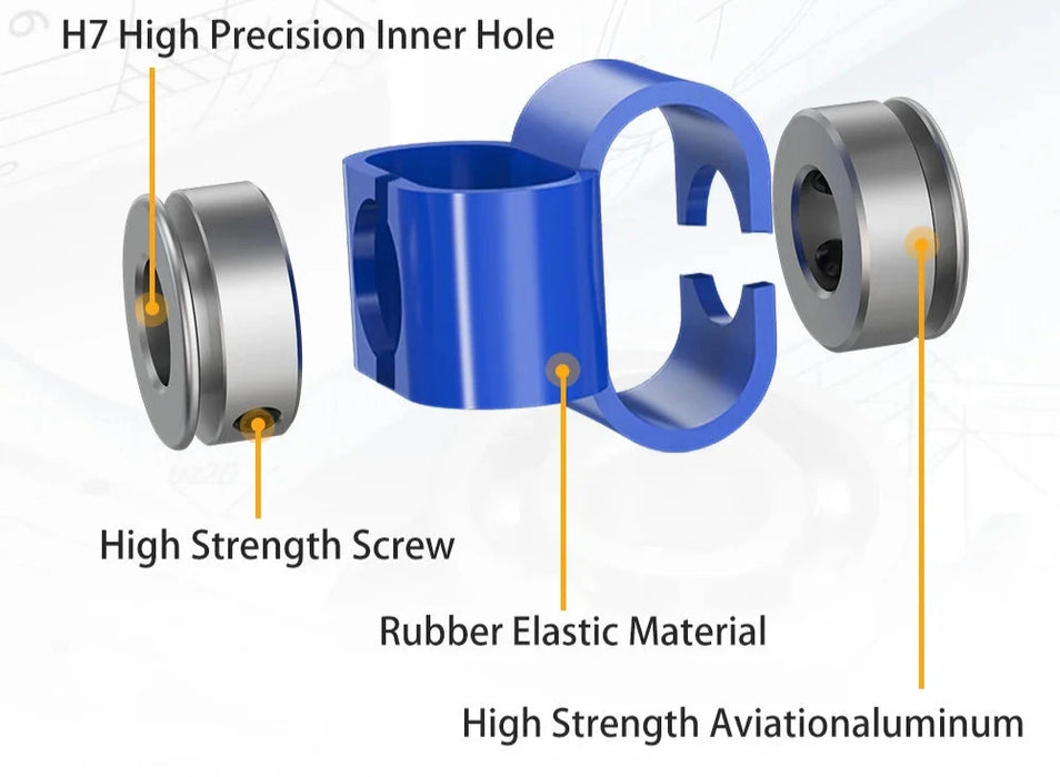 D40L50 figure-eight encoder coupler Plastic Elastic Motor