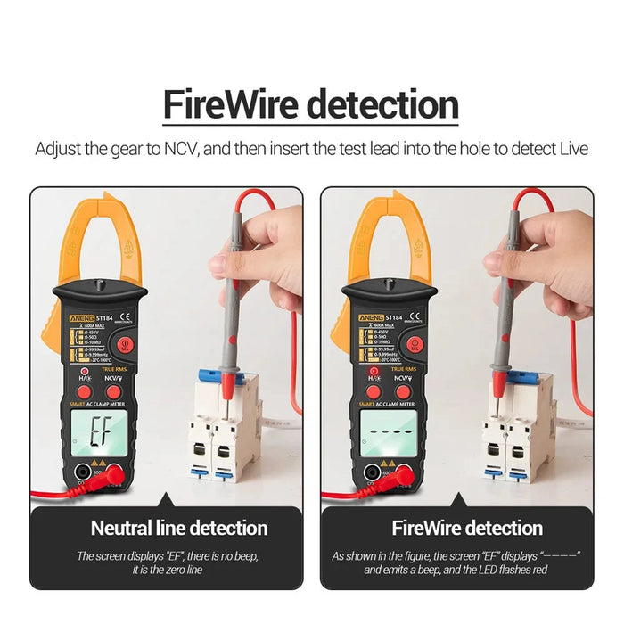 ST184 6000 Counts Digital Professional Clamp Multimeter