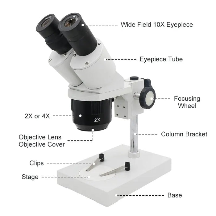 reparación que suelda del PWB del microscopio estéreo binocular industrial 20x-40x 