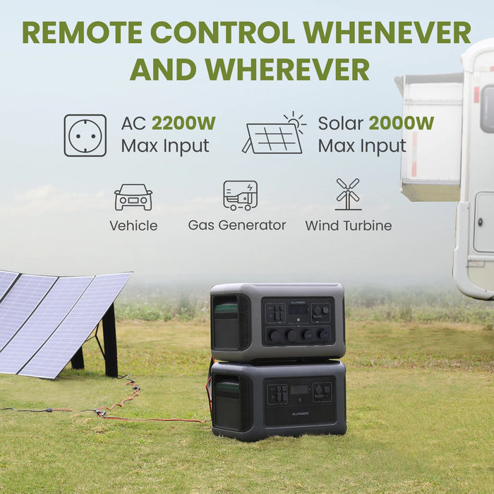 ALLPOWERS  3500W Powerstation with Solarpanel