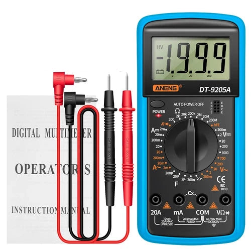 DT9205A Digital Multimeter with LCD Display