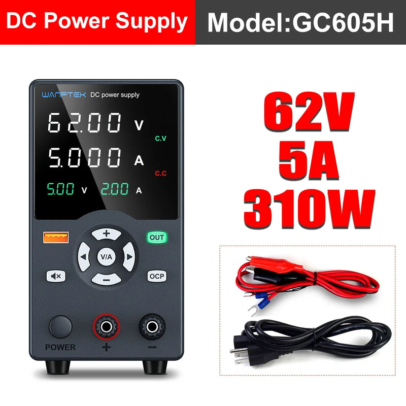 Adjustable DC Bench Power Supply 30V 5A–10A USB Display Lab Voltage Regulator (GA3010H / DPS3010U)