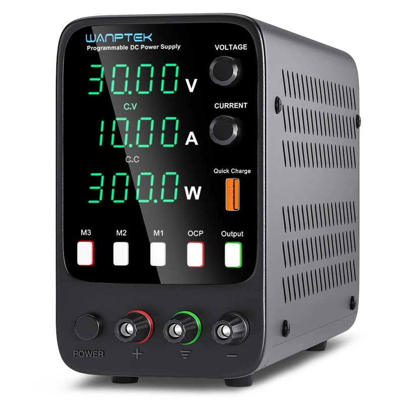 Adjustable DC Bench Power Supply 30V 10A / 60V 5A Digital Lab Voltage Regulator APS3010H
