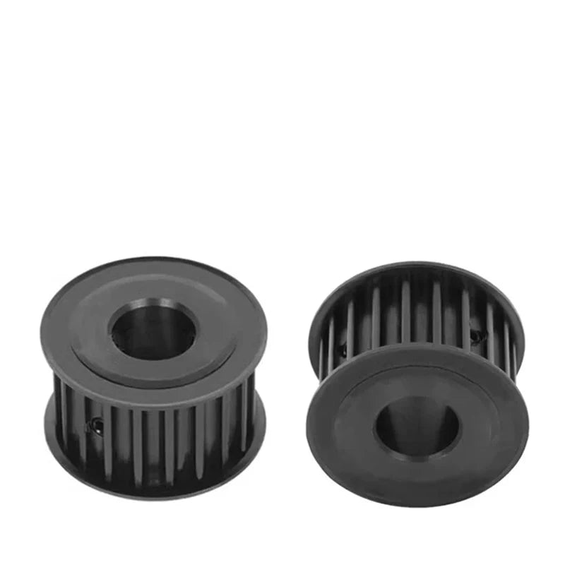 HTD3M 50 60 72 dientes negro 45# polea de sincronización de acero HTD-3M 50T 60T 