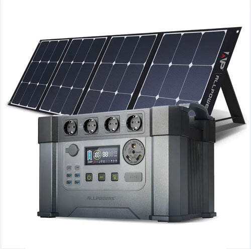 ALLPOWERS 200 / 400W Monocrystalline Solarpanel Waterproof Foldable