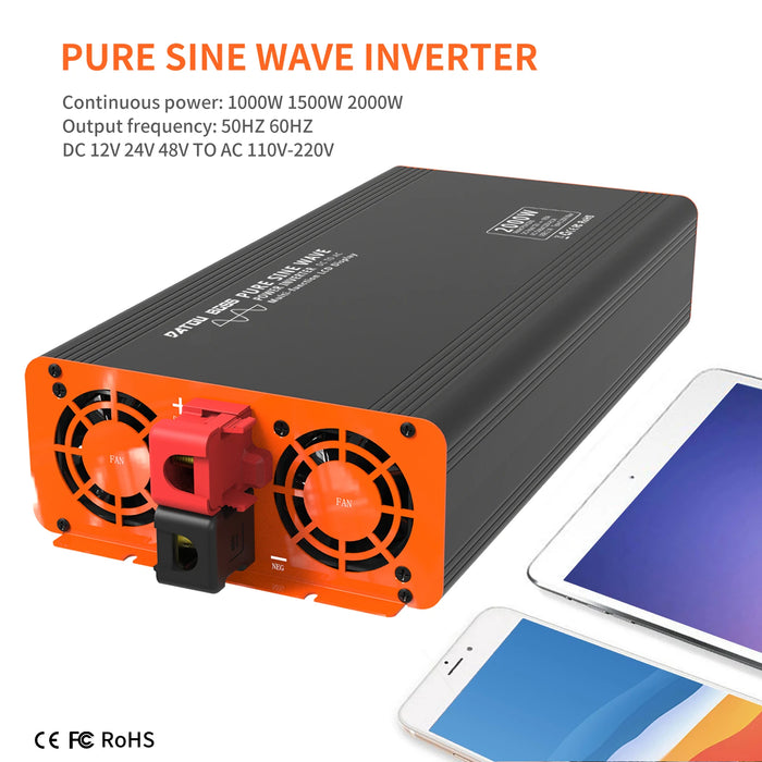 Pure Sine Wave Inverter – High-Performance 2000W Power Solution